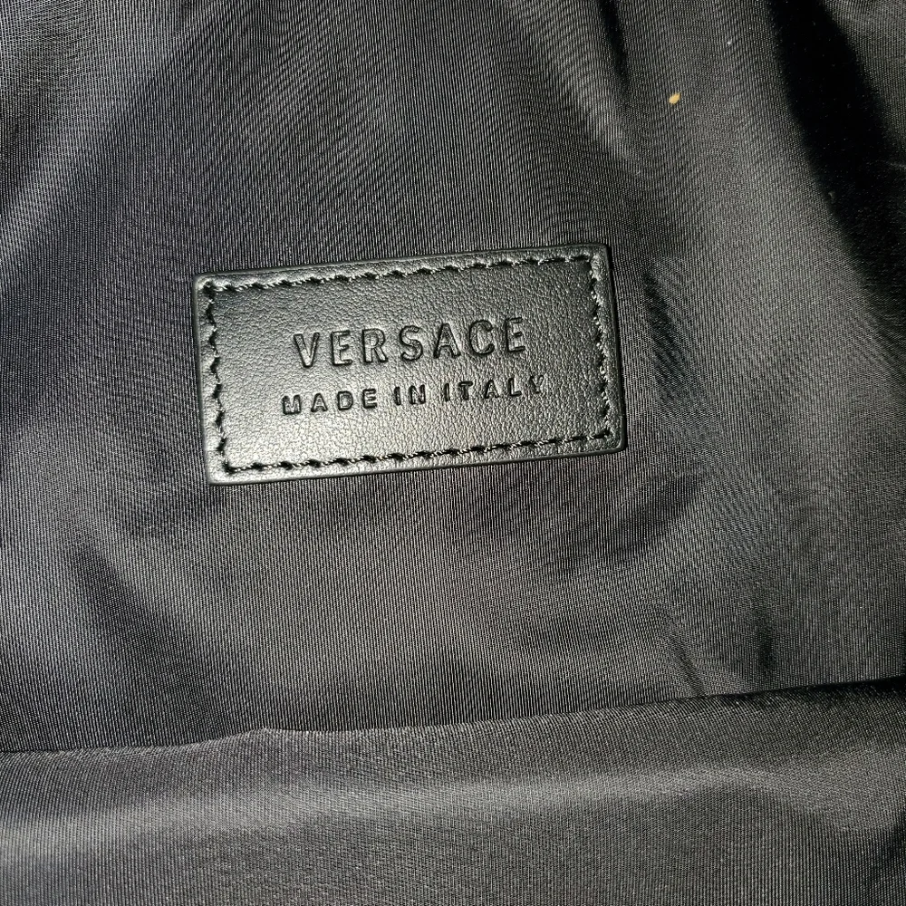 Versace Drawstring Unisex Rucksack Nylon Drawstring Bag - Picture 4 of 11